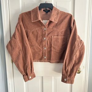 Forever 21 Cropped Corduroy Jacket